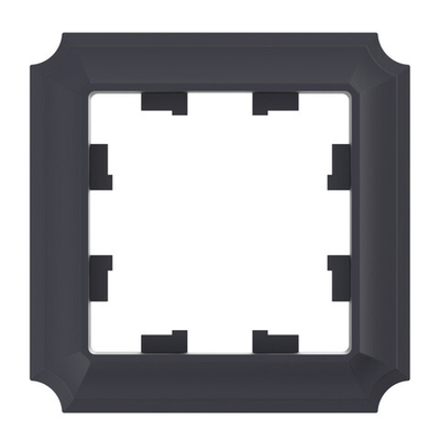 ATLASDESIGN ANTIQUE 1-постовая РАМКА, КАРБОН