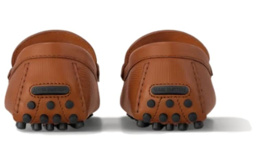 LOUIS VUITTON Hockenheim Gommino Loafers Men"s Brown