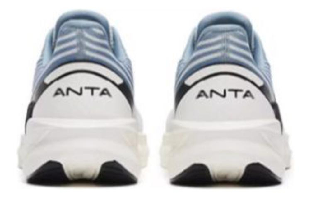 Anta Anta Stinger 4 mesh shock absorption non-slip low-top running shoes men's blue, white and black