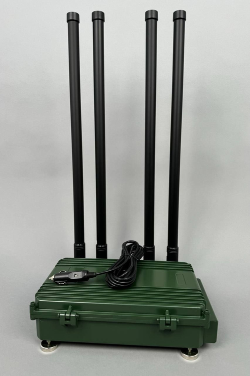 РОМАШКА 4 подавитель дронов FPV автомобильный мощностью 200Вт работа от прикуривателя