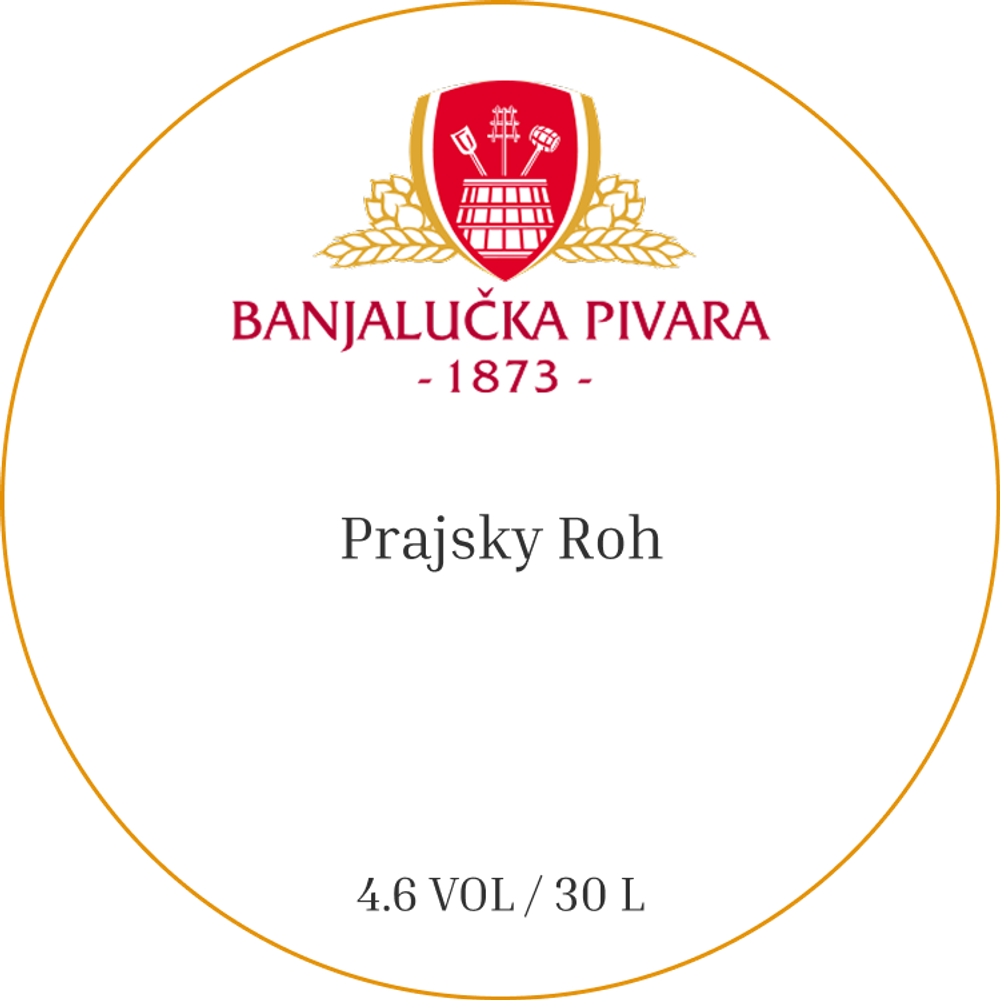 Пиво Пражский Рог / Prajsky Roh 30л - кег