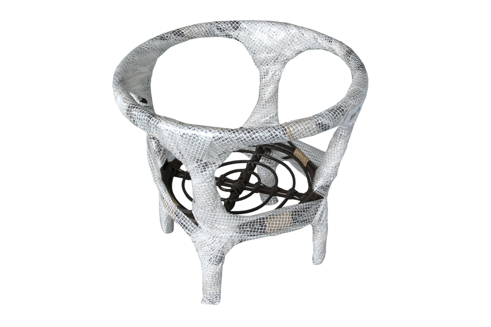 Набор мебели Багамы Лайт Х арт.BG4689 коричневый, коричневый 7у(диван+1штаб 2 крес+3уп подуш+стол+стекл) иск рот корич,м/э корич (Б)