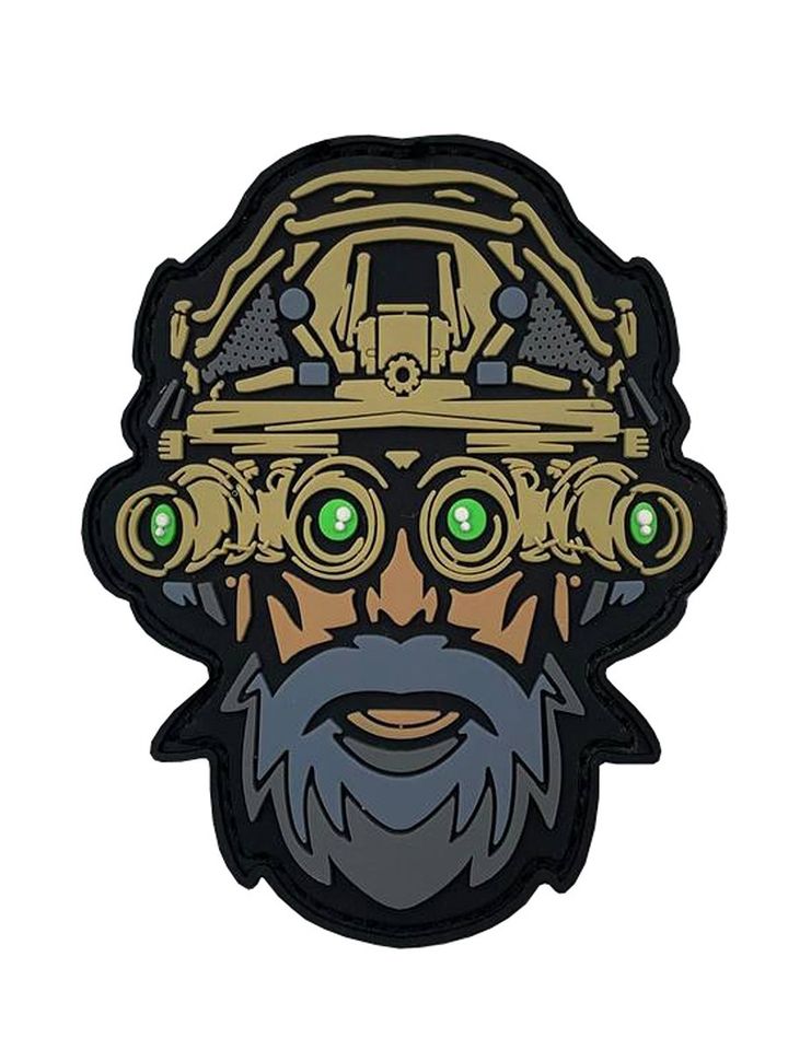 Патч ПВХ Бородач с ПНВ