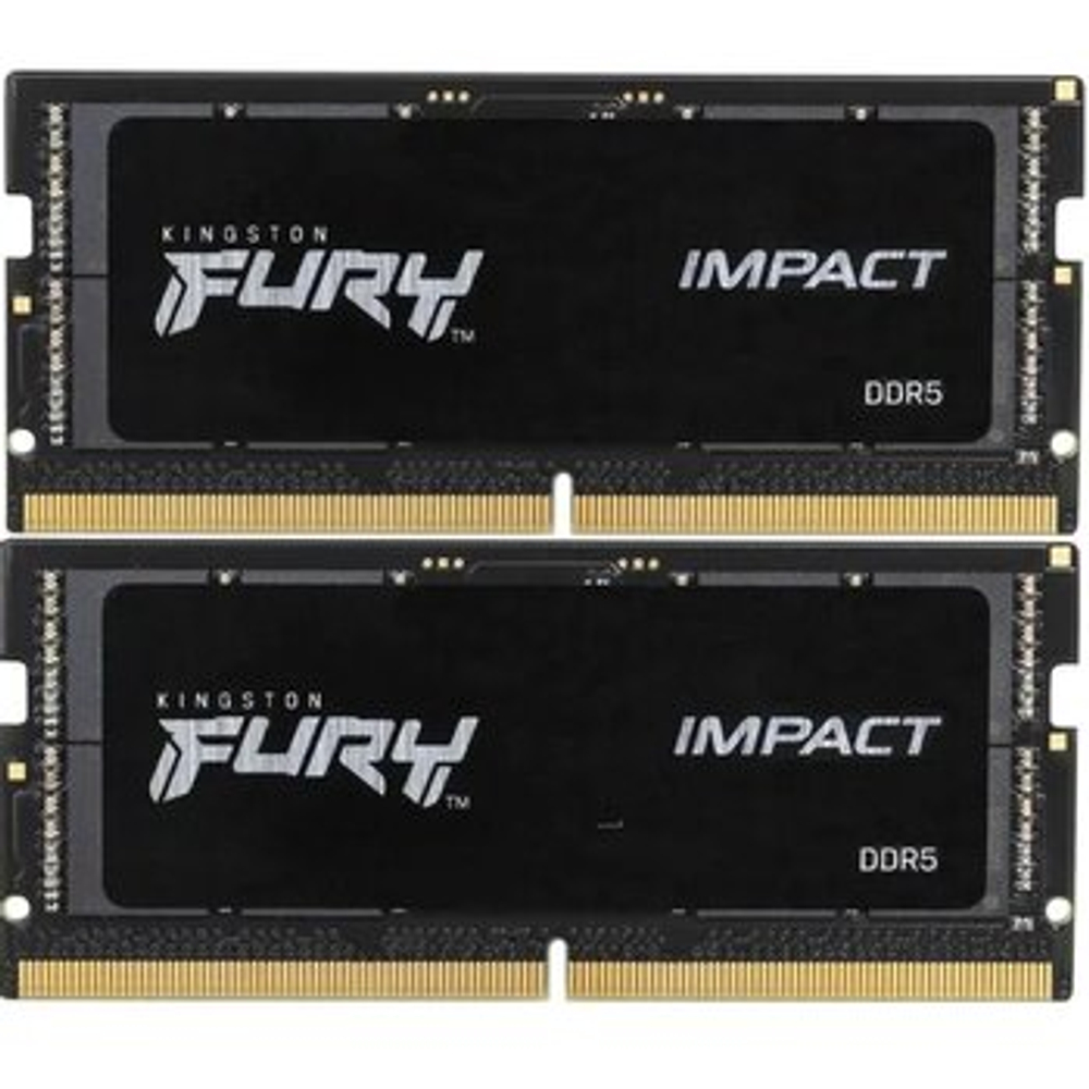 Оперативная память KINGSTON FURY Impact DDR5 64GB 5600MHz SODIMM KF556S40IBK2-64