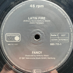 Fancy ‎– Latin Fire (Германия 1987г.) 12", 45 RPM