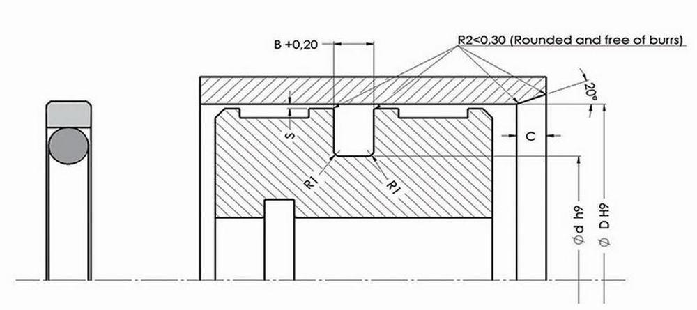 A301 690-662 Поршневое уплотнение 690-662-9,5