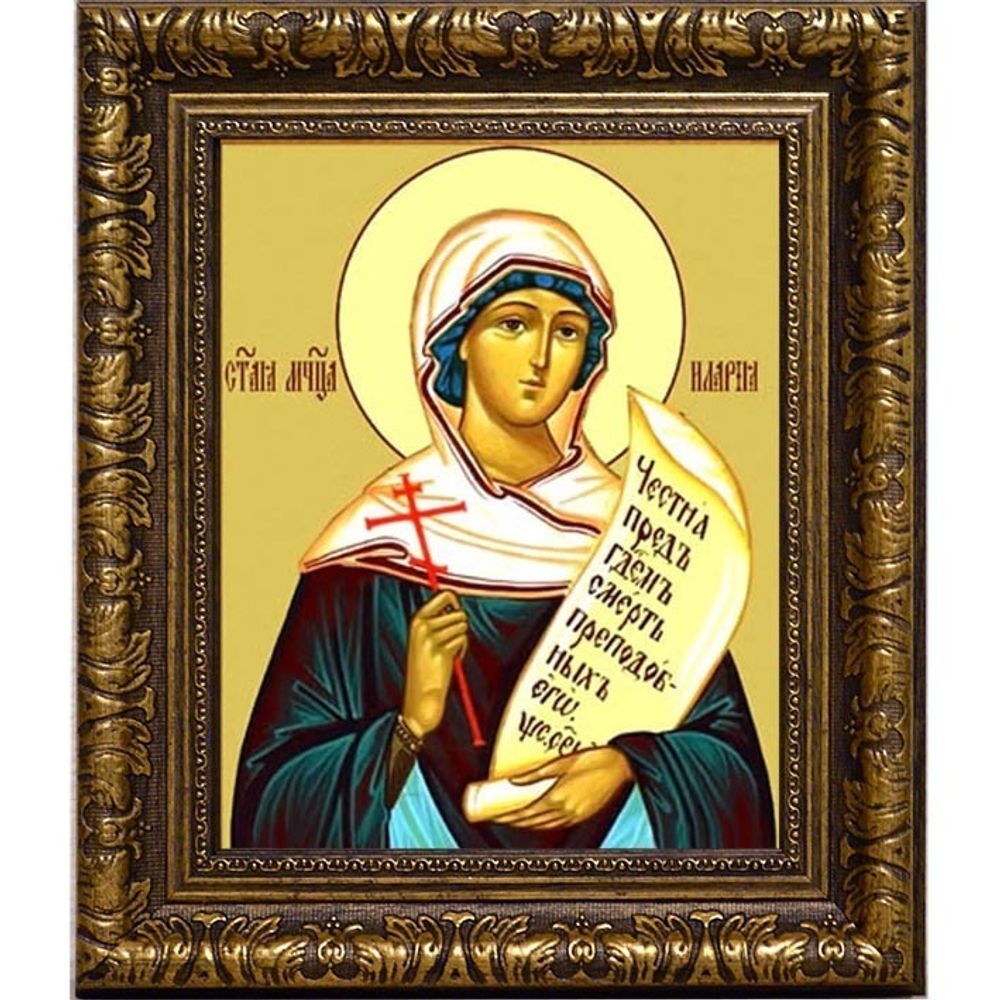 Илария Римская Святая мученица. Икона на холсте.