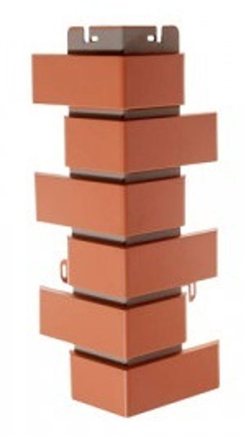 Планка "Наружный угол" клинкерный кирпич красный Альта Профиль