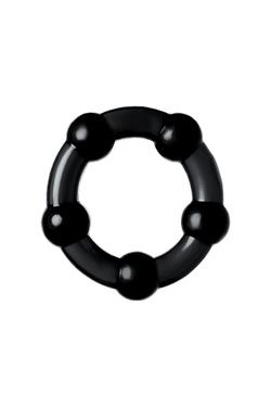 Набор колец A-Toys by TOYFA, TPE, силикон, черные, Ø 3,5/3/2 см