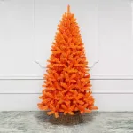 Искусственная оранжевая елка «Сочный апельсин» (пвх) 240 см / 2,4 м