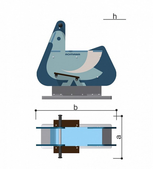 Качалки 1х Romana 108.29.00-06