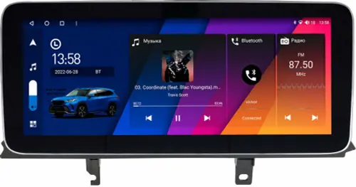 Магнитола для BMW 3-серия F30 2011-2020 - Canbox H-Line 3013 монитор 12.3" QLED в стиле MERCEDES на Android 10, Быстрая, ТОП-процессор, CarPlay, 4G SIM-слот