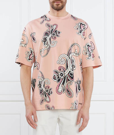 Футболка HUGO - розовый(50492954)