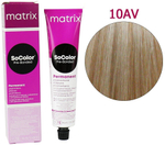 Matrix Краска для волос  SoColor Pre-Bonded 10AV Очень-очень светлый блондин пепельно-перламутровый 90 мл.