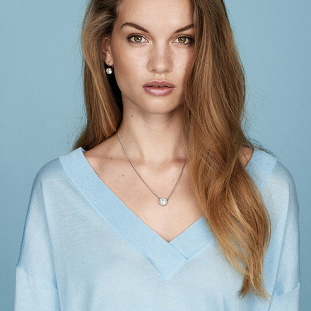 Колье Dyrberg Kern LOUISE SS CRYSTAL TF 10689 BW/S