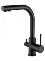 Смеситель для кухни c подключением фильтра WONZON & WOGHAND, Черный матовый (WW-88458005-MB)