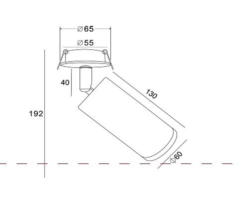 Спот Maytoni Focus C018CL-01W