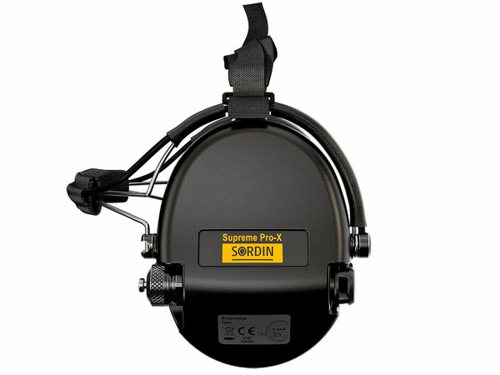 Наушники активные Sordin (MSA) Supreme Pro-X Neckband, чёрные (SOR76302-X-02-S)