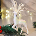 Подвеска "Волшебный олень" 14*7см, жемчужный