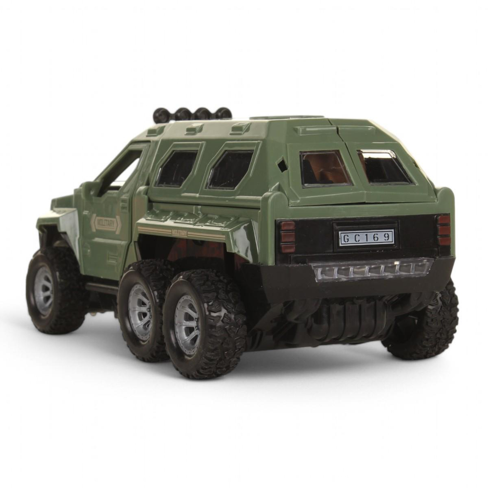 Машина Военная на РУ, коробка GC169-B19(包电)