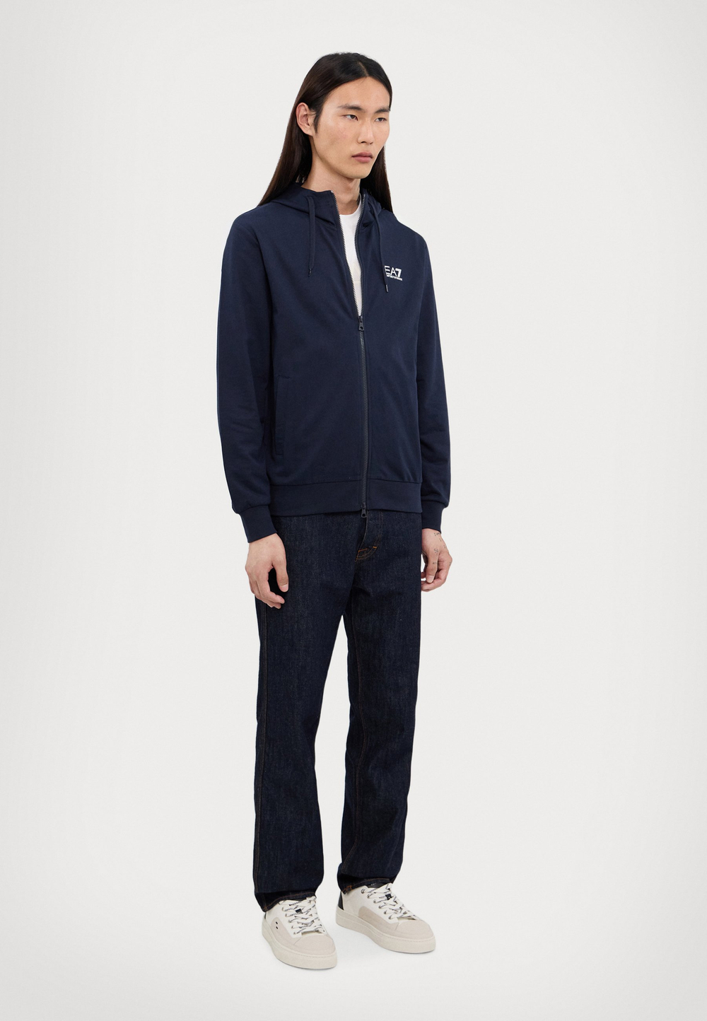EA7 Emporio Armani UNISEX - Толстовка на молнии - Синий