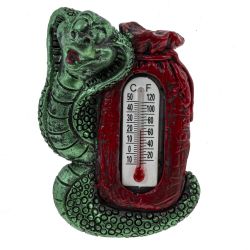 GAEM Магнит с термометром "Змея", L4 W1 H6 см, 4в.