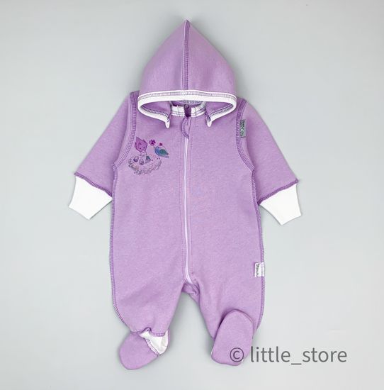 Комбинезон утепленный "Зайкины истории" лиловый