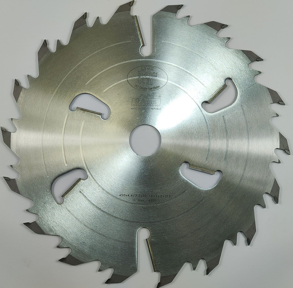 Пила дисковая TCT "Pilana" 450x4.4/3.2x50 z18+6 94.4 FZ