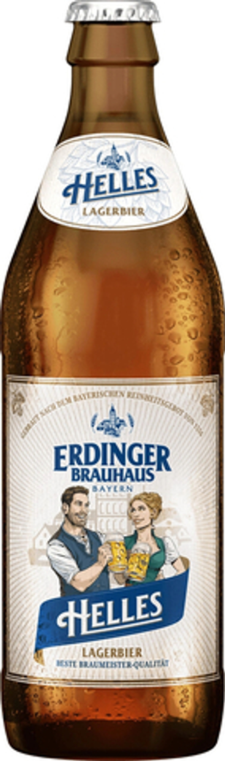 Пиво Эрдингер Хеллес / Erdinger Helles 0.5 - стекло