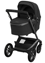 Детская коляска Maxi-Cosi Fame 3 в 1 с автокреслом CabrioFix Essential graphite Twillic Black/Черный