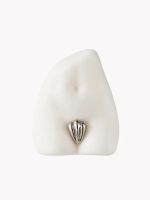 Кольцо Гера, белый фарфор