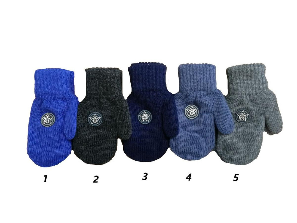 Варежки дет. ТМ-251м р.14(56) в ассорт. (Теплыши), 1 шт.