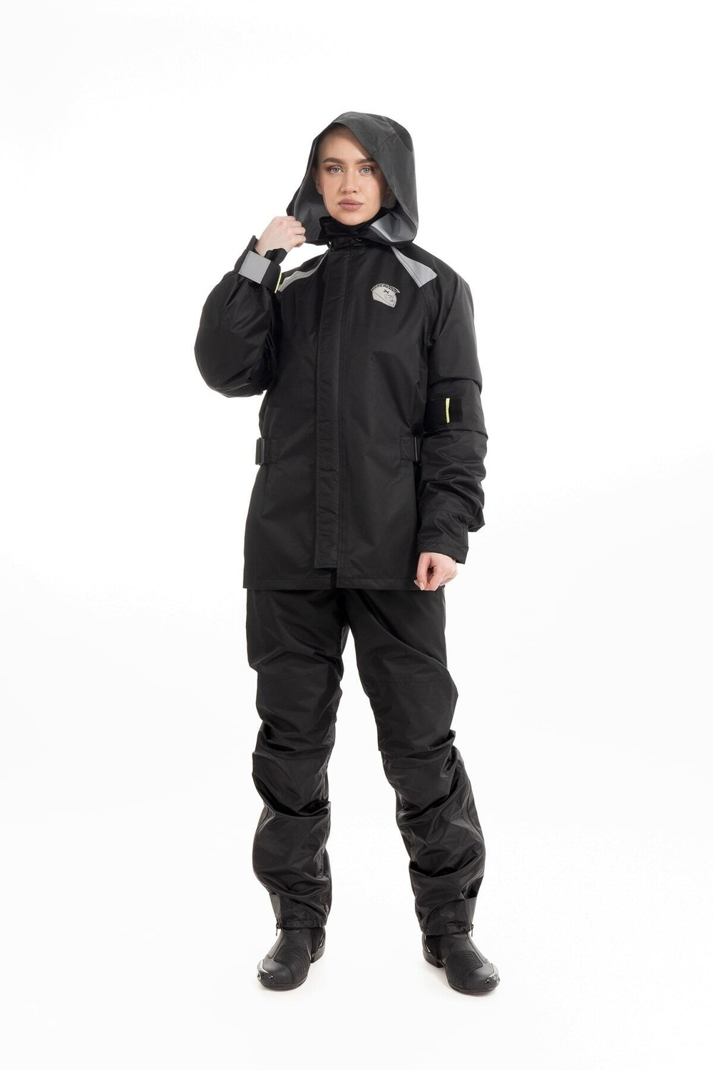 HYPERLOOK Мотодождевик женский костюм Garda Woman Black черный