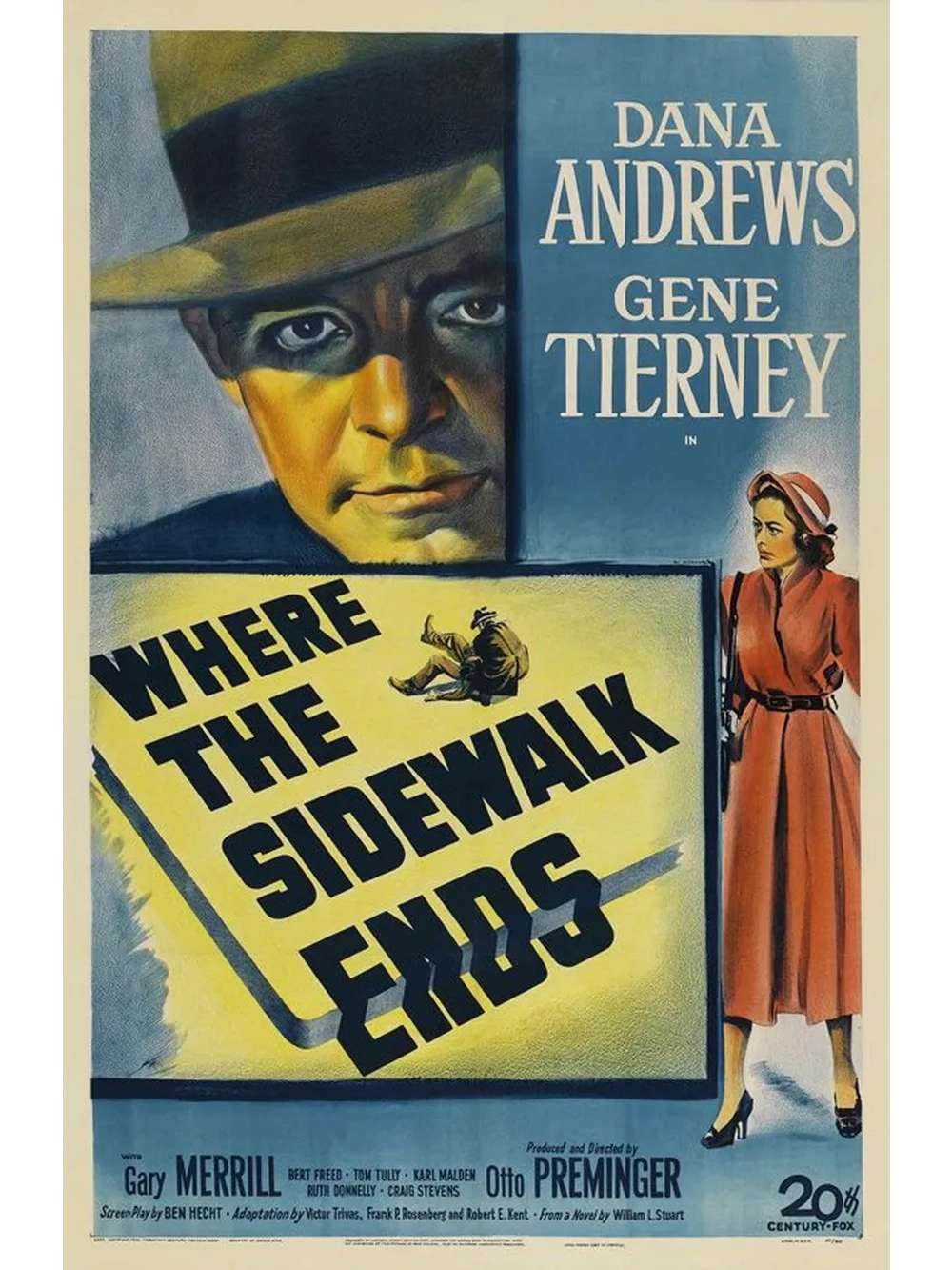 Там, где кончается тротуар (1950) (DVD-R)