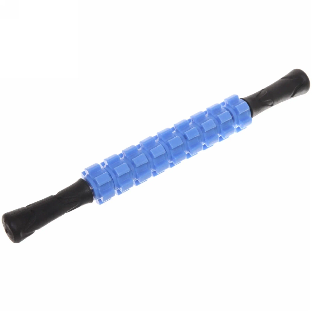 Массажер пластик «Скалка рельеф» 45*6 см, микс