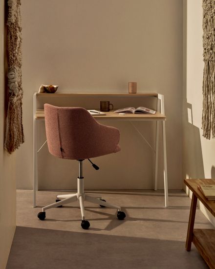 Офисное кресло Einara розовое
