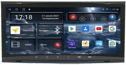 Магнитола для Volkswagen Touareg 2002-2010, Multivan 2003-2015 - Redpower 144 Android 10, ТОП процессор, 6Гб+128Гб, CarPlay, SIM-слот