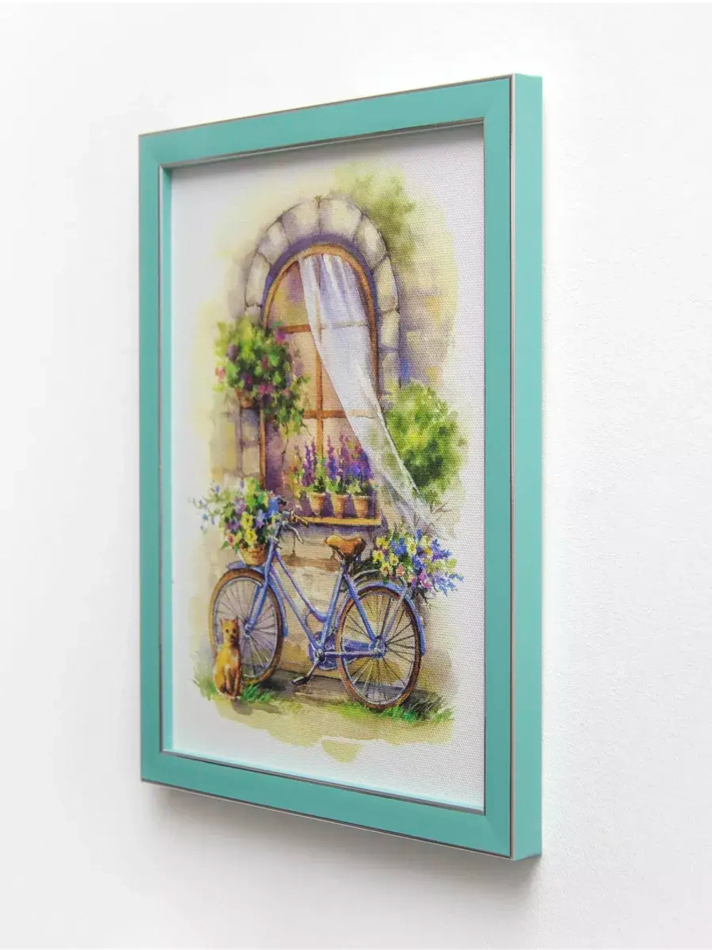 Картина на стену интерьерная на холсте 4 шт, 22*28 см