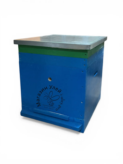 Улей 10 рамочный без магазинов (Дадан, Липа, крашеный) комплект