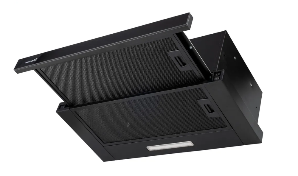 Вытяжка кухонная MACBI MTF60-3 (BLACK) черн,встраив 800м3/ч
