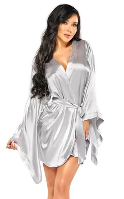 Samira peignoir Silver