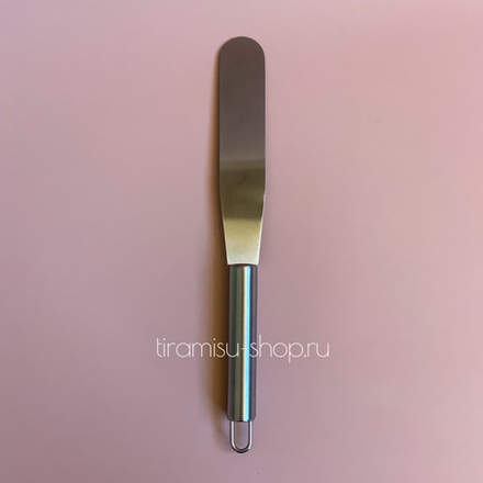 Лопатка-палетка с металлической ручкой, прямая, 27 см