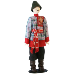 Кукла фарфоровая Удмуртка, Вятская губерния