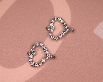 Коннектор сердце 15х17 мм