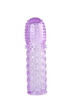 Насадка рельефная A-Toys by TOYFA, TPE, фиолетовый, 13,5 см