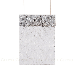 Подвесной светильник Cloyd ESCOBAR P1 / выс. 23 см - хром (арт.10718)