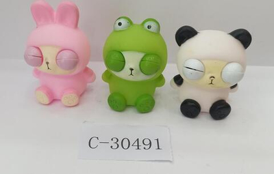 Мякиш с глазами животные, 3 вида микс, с-30491