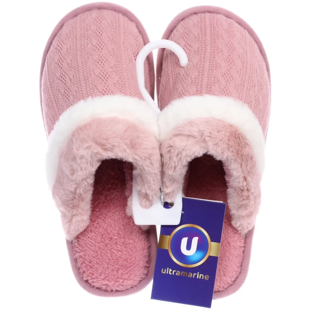 Тапочки женские домашние «DAISY», цвет розовый, р-р 40-41