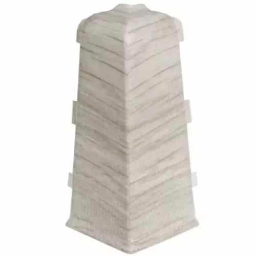 Угол наружный для плинтуса 70 мм Arbiton Indo 02 Северный ясень (2 шт)