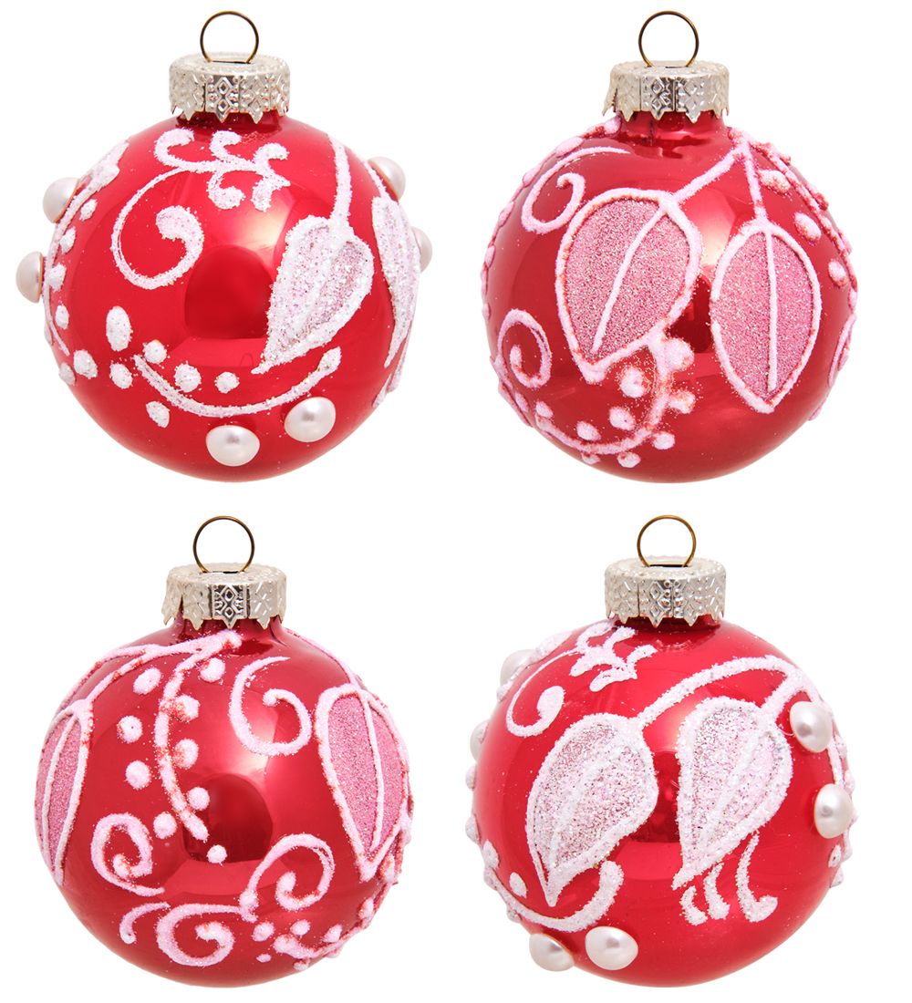 Элита НФШ-1094/1 Набор ел.украшений Шар 4шт «Черемуха» 55 мм